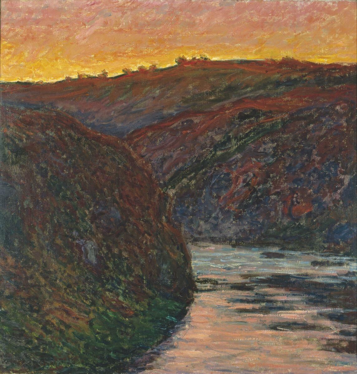 The valley of the Creuse by Claude Monet on refined Amalfi paper