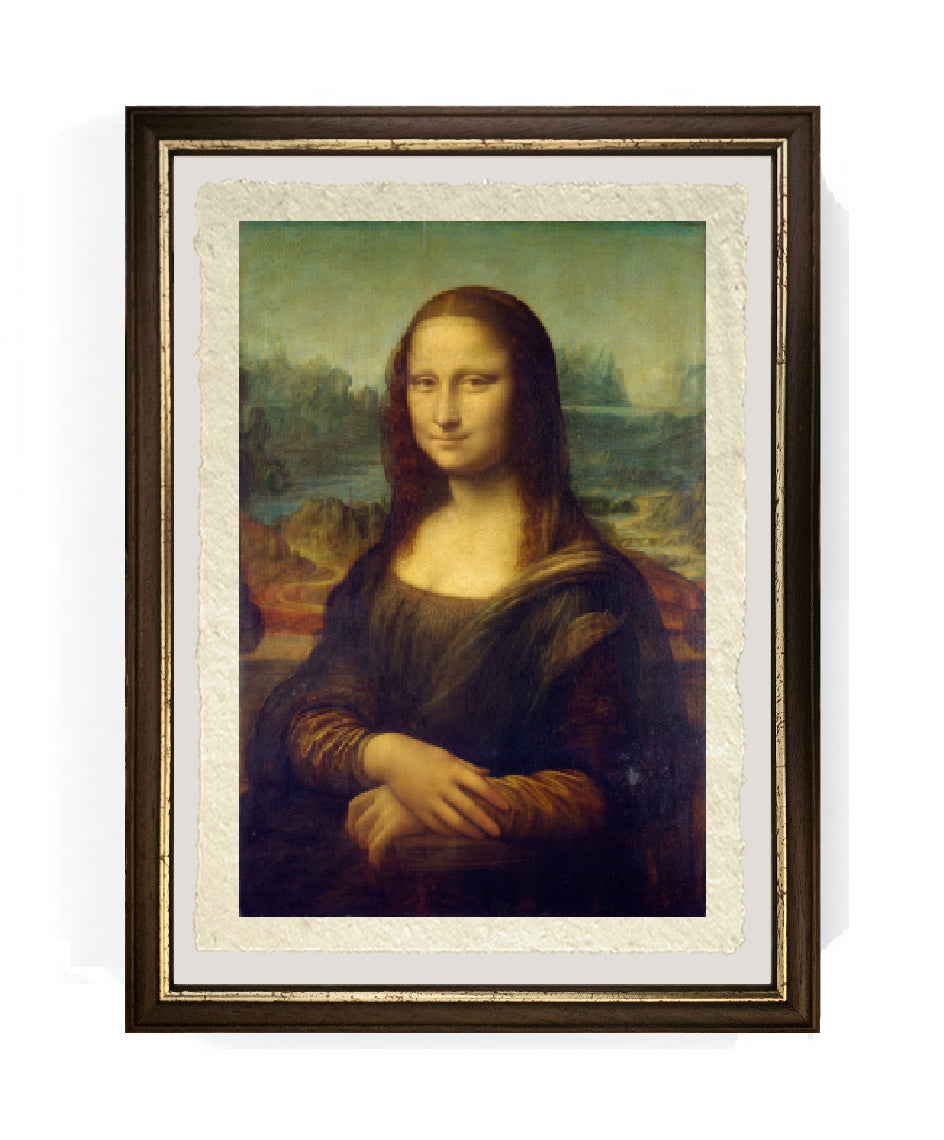 La Gioconda - Leonardo da Vinci su carta Amalfi