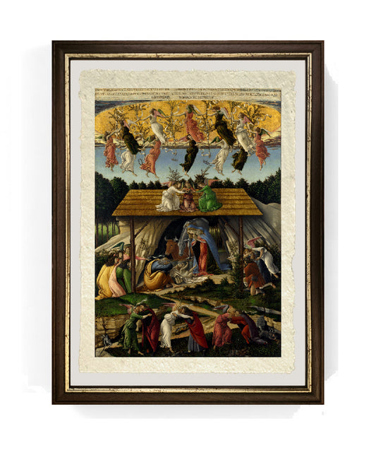 La Natività mistica  - Sandro Botticelli su carta Amalfi