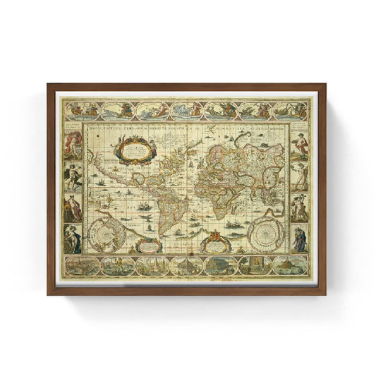 Nova Orbis Geographica ac Totius Terrarum Hydrographica - Willem Janszoon Blaeu