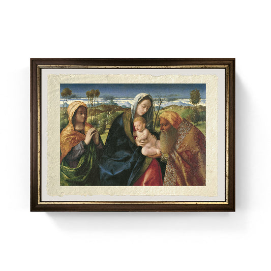 Nunc dimittis - Giovanni Bellini su pregiata carta Amalfi