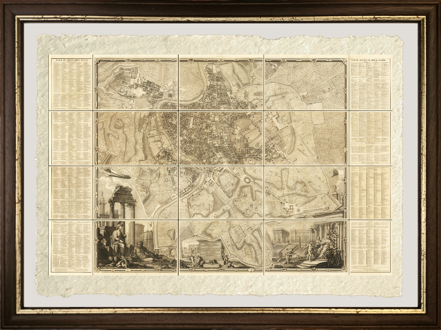 New Plan of Rome by Giovanni Battista Nolli