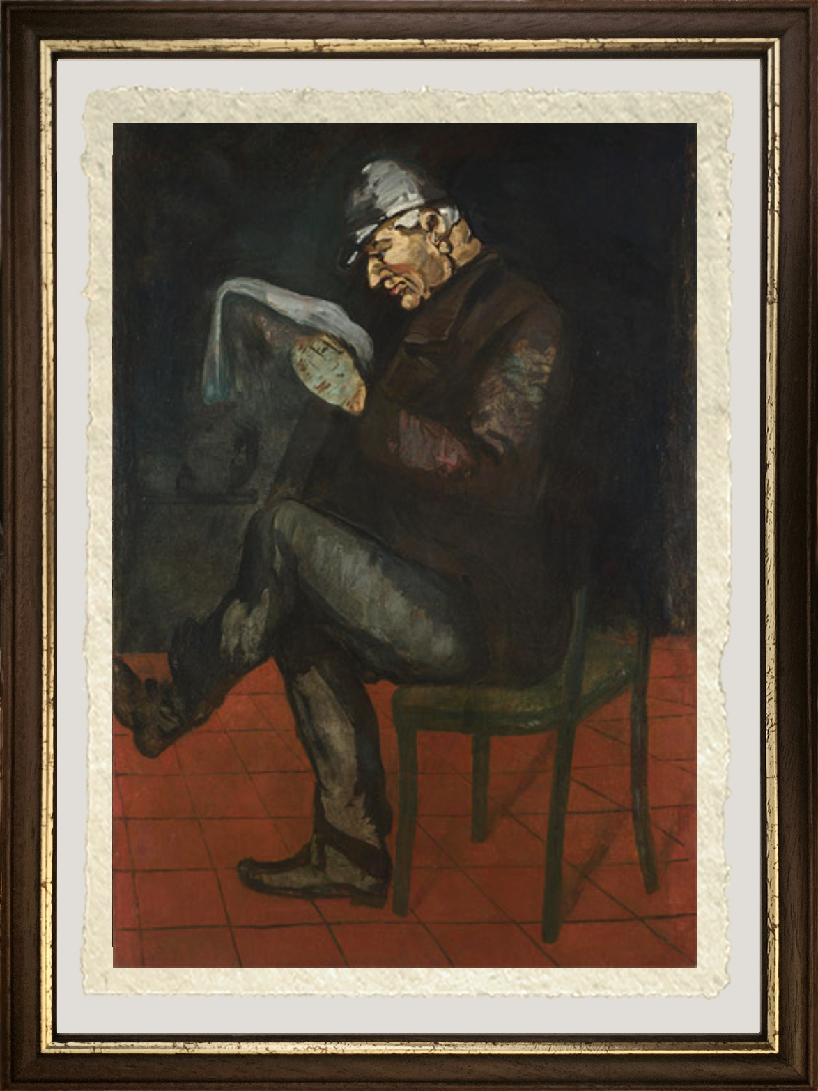 Il padre del pittore Louis-Auguste Cézanne di Paul Cézanne