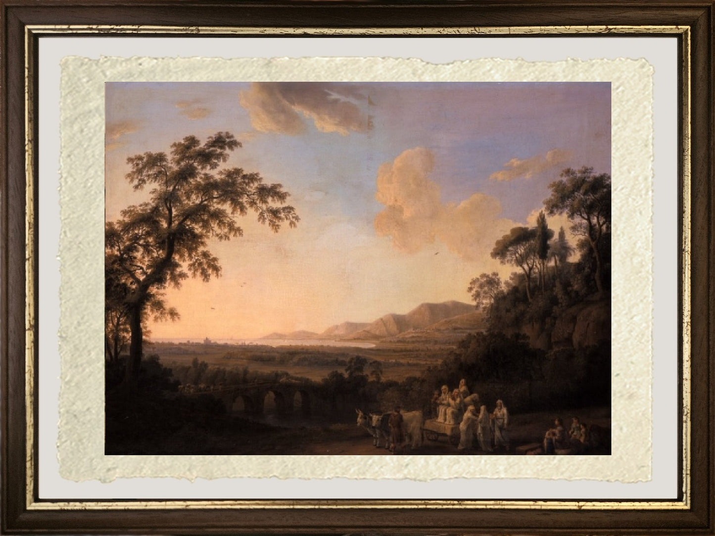 Paesaggio idilliaco al crepuscolo, 1782 - Jakob-Philipp Hackert