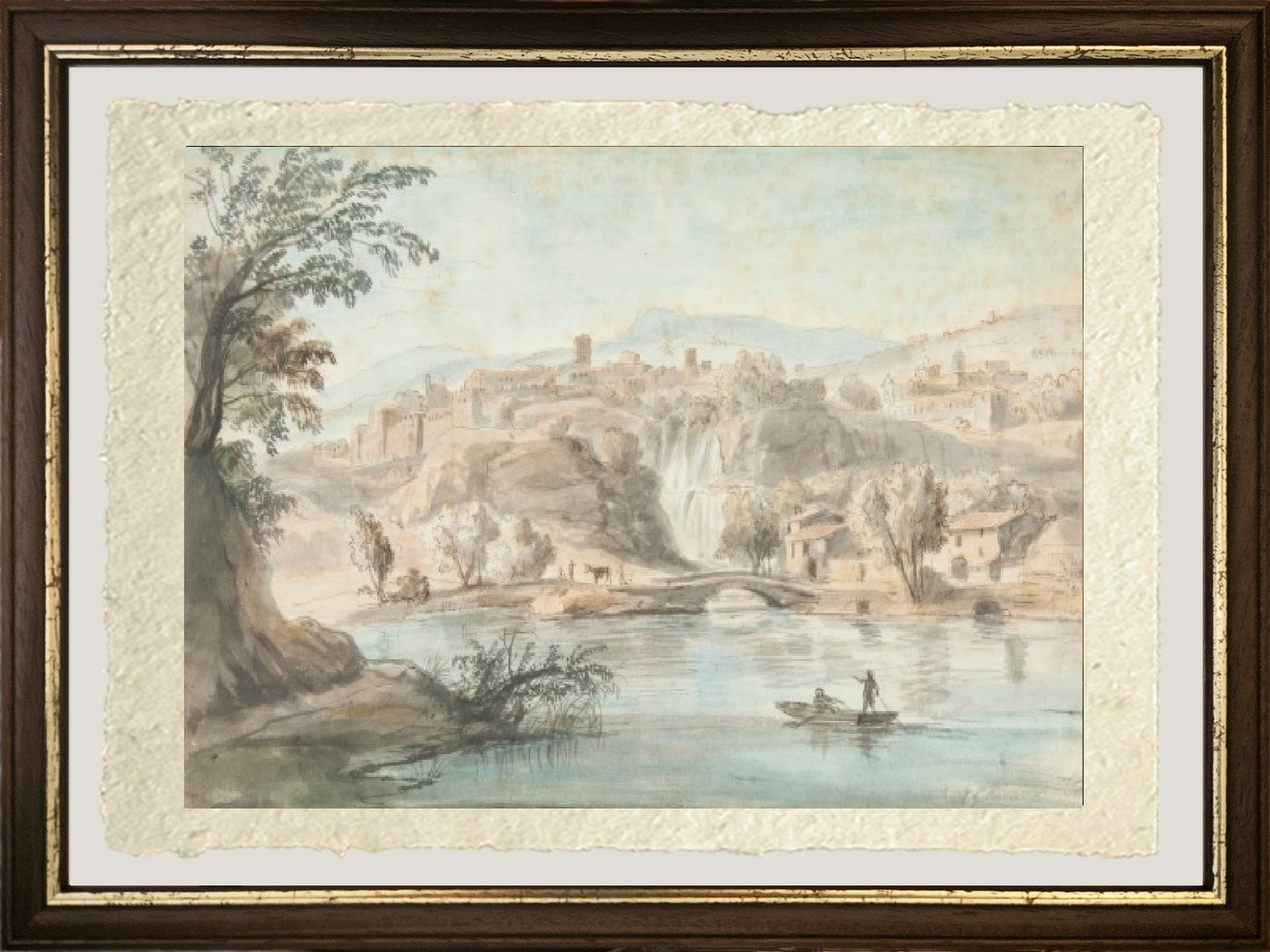 Paesaggio a Tivoli - Gaspare Vanvitelli - Gaspar van Wittel