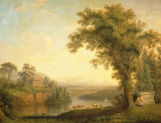 Paesaggio antico con la tomba di Fetonte, 1785 - Jakob-Philipp Hackert