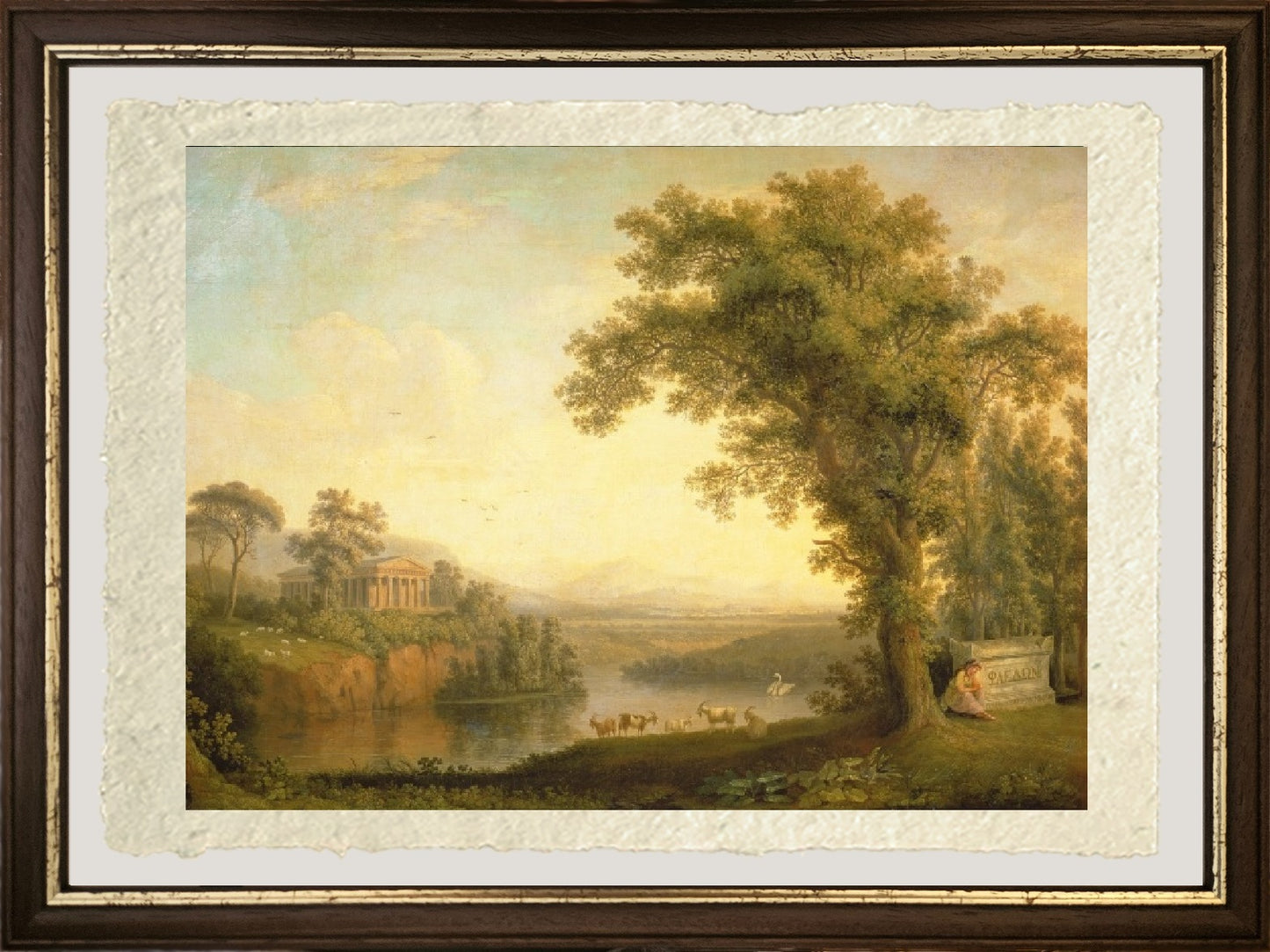 Paesaggio antico con la tomba di Fetonte, 1785 - Jakob-Philipp Hackert