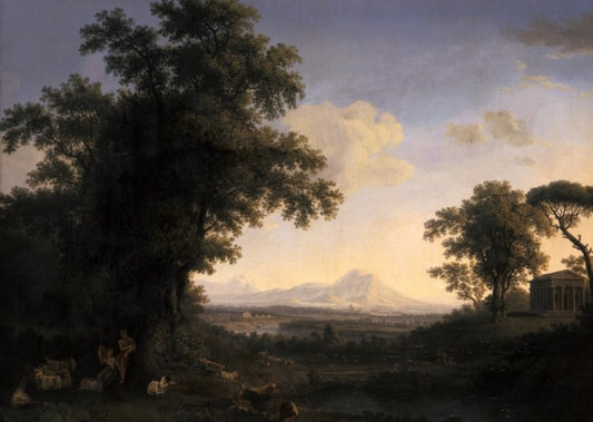 Paesaggio arcadico, 1829 - Jakob-Philipp Hackert