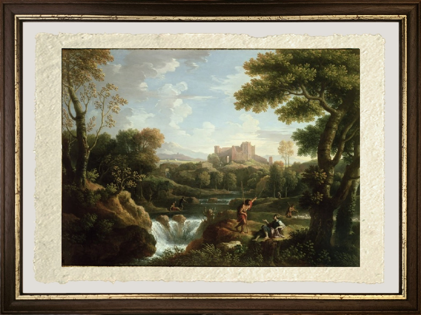Paesaggio arcadico con pastori - Jan Frans van Bloemen