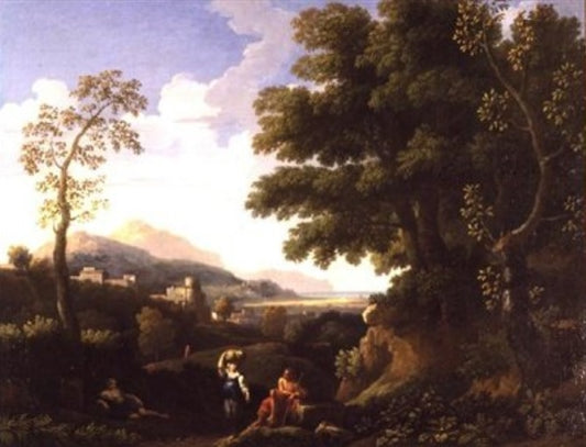 Paesaggio classico con figure - Jan Frans van Bloemen