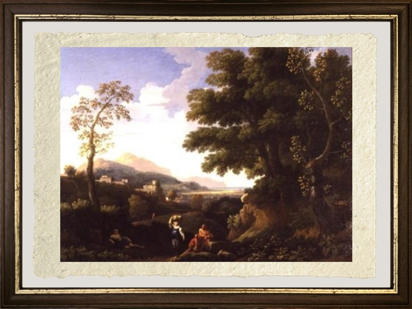 Paesaggio classico con figure - Jan Frans van Bloemen