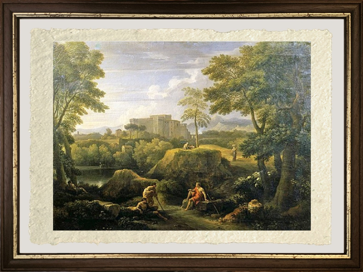 Paesaggio con figure - Jan Frans van Bloemen