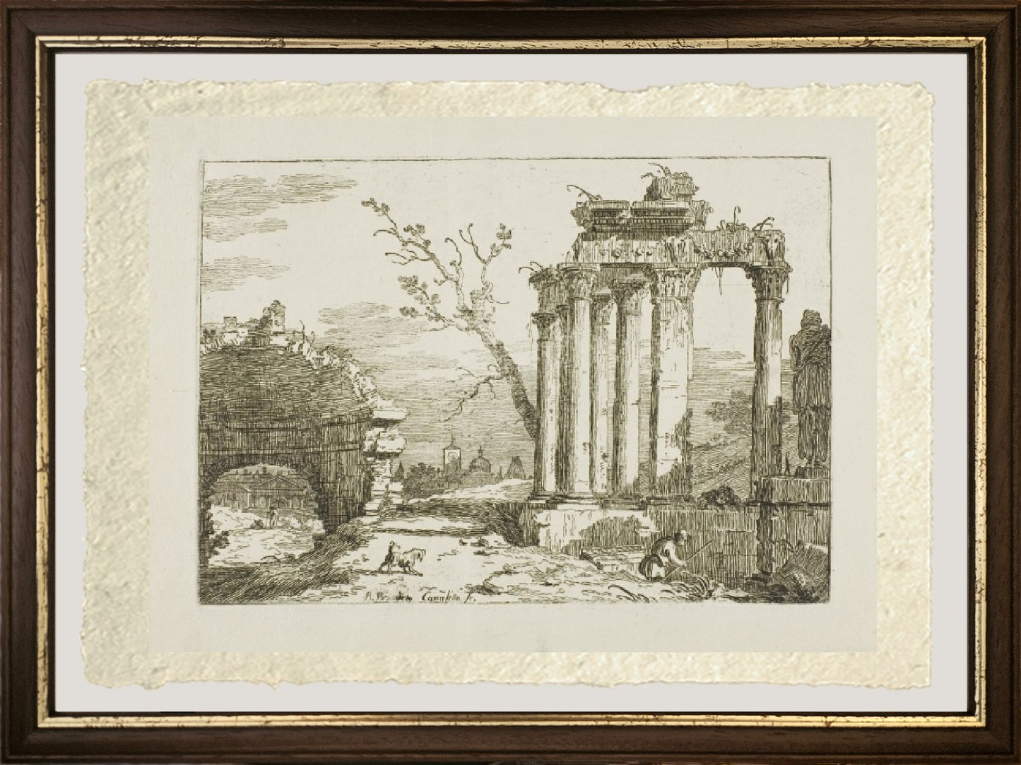 Paesaggio con rovine - Bernardo Bellotto