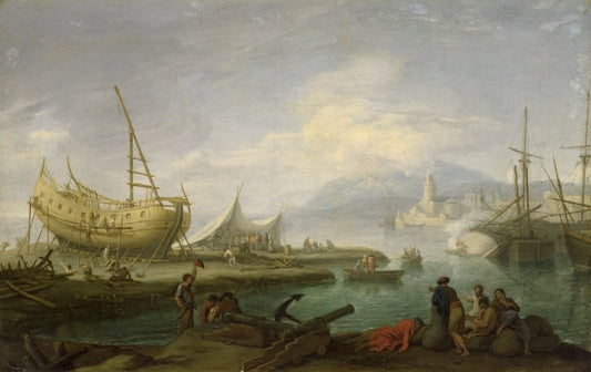Paesaggio costiero - Jakob-Philipp Hackert