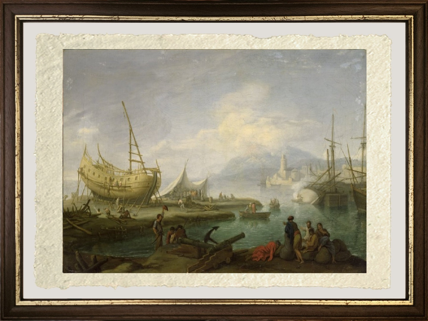 Paesaggio costiero - Jakob-Philipp Hackert
