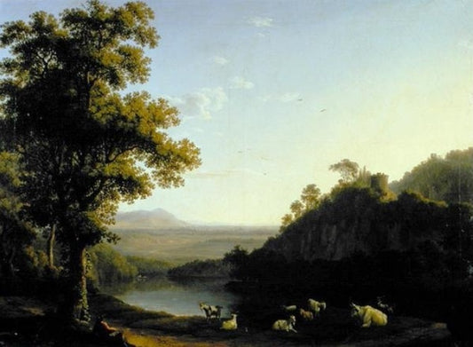 Paesaggio romano - Jakob-Philipp Hackert