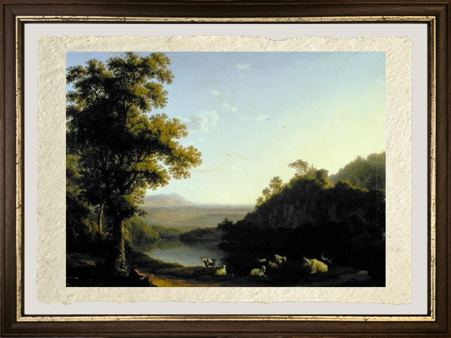 Paesaggio romano - Jakob-Philipp Hackert