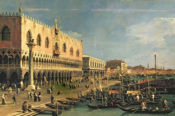 Palazzo Ducale e la Riva degli Schiavoni, Venezia - Giovanni Antonio Canal detto Canaletto
