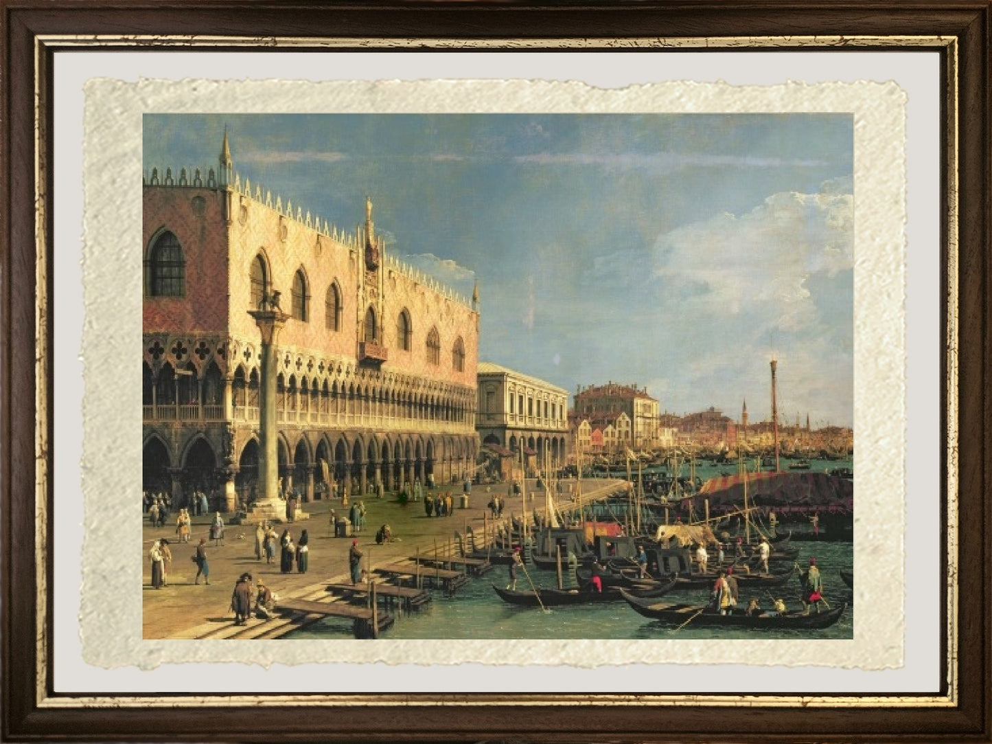 Palazzo Ducale e la Riva degli Schiavoni, Venezia - Giovanni Antonio Canal detto Canaletto