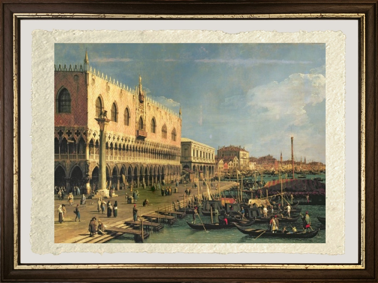Palazzo Ducale e la Riva degli Schiavoni, Venezia - Giovanni Antonio Canal detto Canaletto