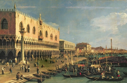 Palazzo Ducale e la Riva degli Schiavoni, Venezia - Giovanni Antonio Canal detto Canaletto