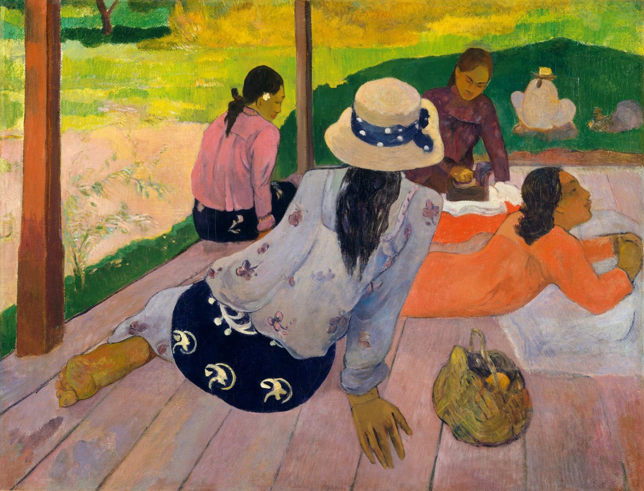 Siesta di Paul Gaugin su pregiata carta Amalfi