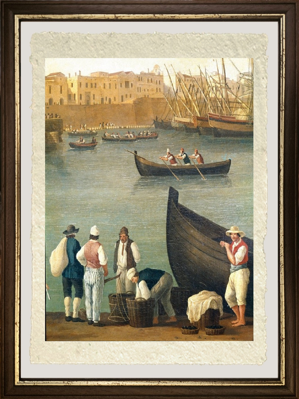 Pescatori di cozze di Monopoli - Jakob-Philipp Hackert
