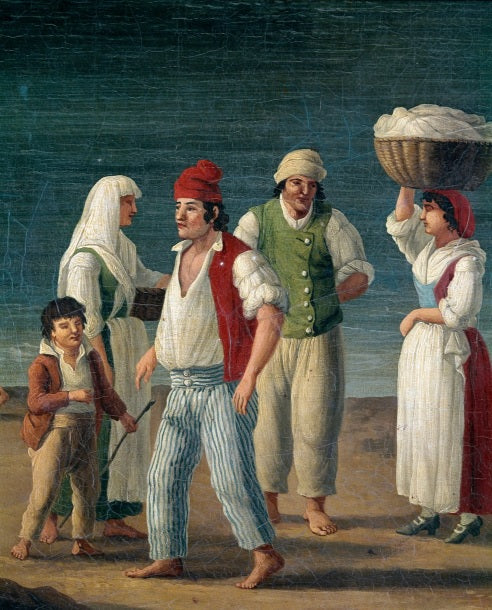 Pescatori e contadine di Barletta - Jakob-Philipp Hackert