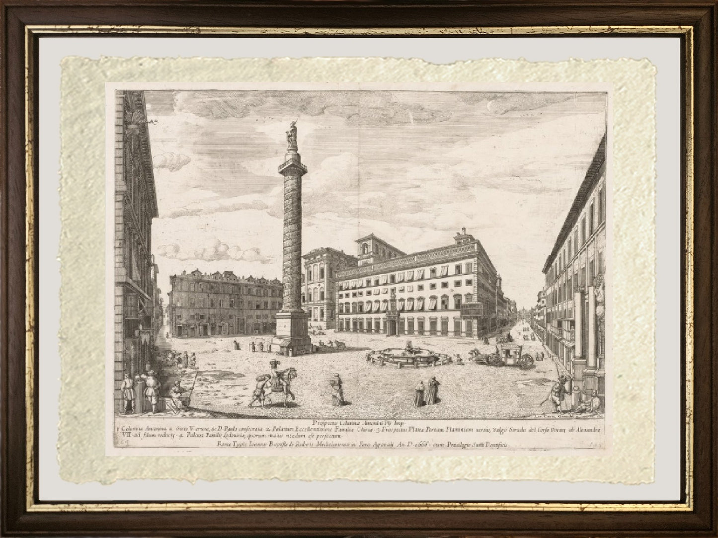 View of Rome with St. Peter's and Castel Sant' Angelo in the Distance, 1685 - Gaspare Vanvitelli - Gaspar van Wittel