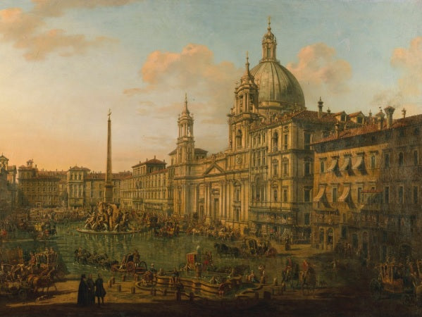Piazza Navona in Rome - Bernardo Bellotto