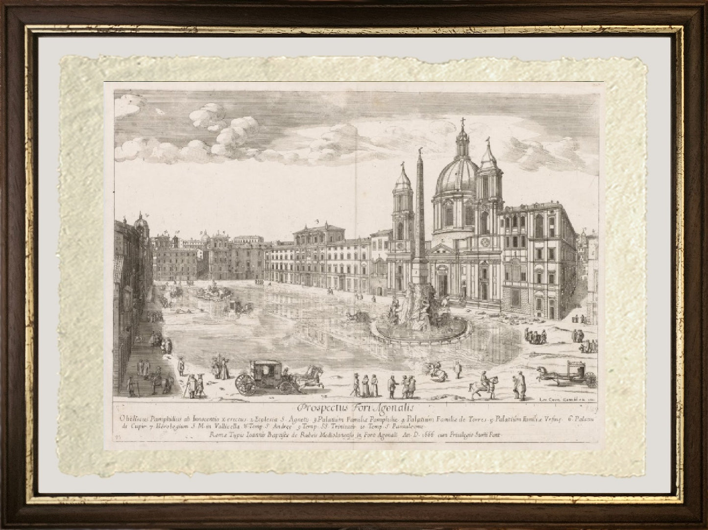 View of Rome with St. Peter's and Castel Sant' Angelo in the Distance, 1685 - Gaspare Vanvitelli - Gaspar van Wittel