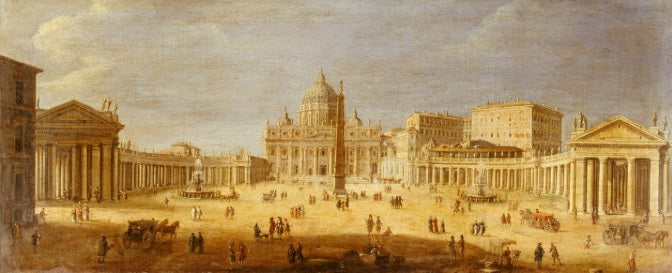 Piazza S. Pietro, Roma - Gaspare Vanvitelli - Gaspar van Wittel