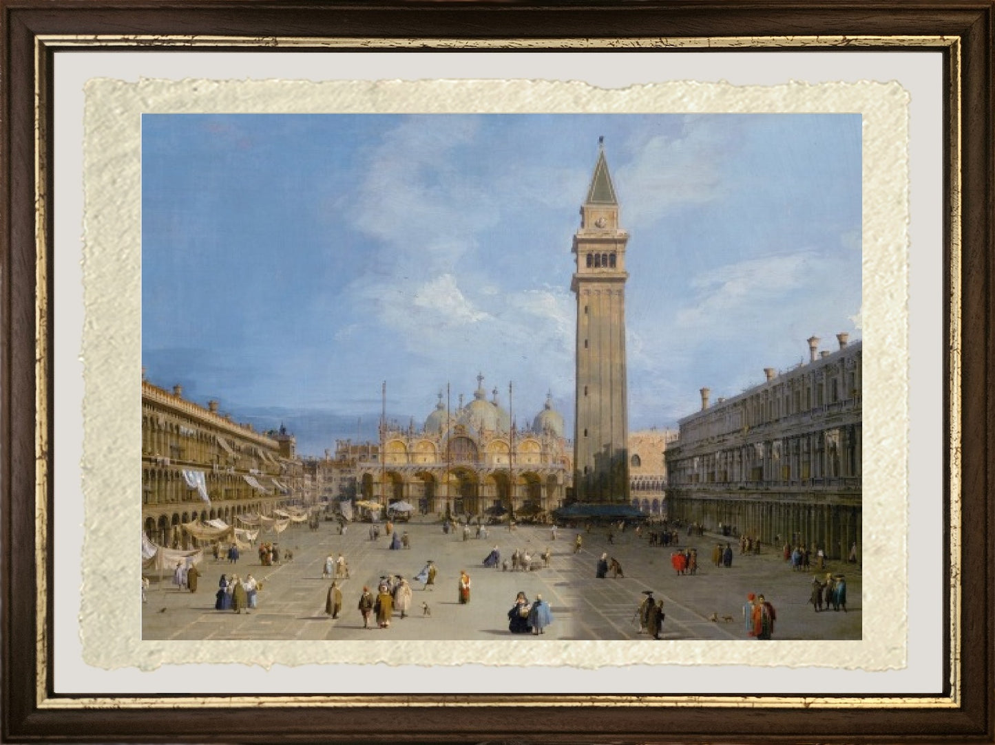St Mark's Square - Giovanni Antonio Canal known as Canaletto