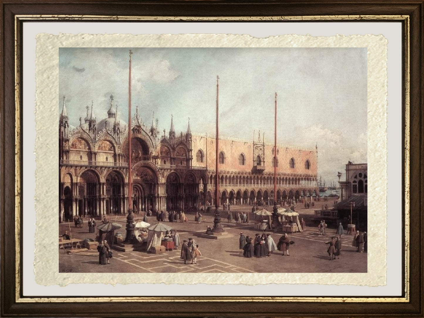 St Mark's square - Giovanni Antonio Canal known as Canaletto