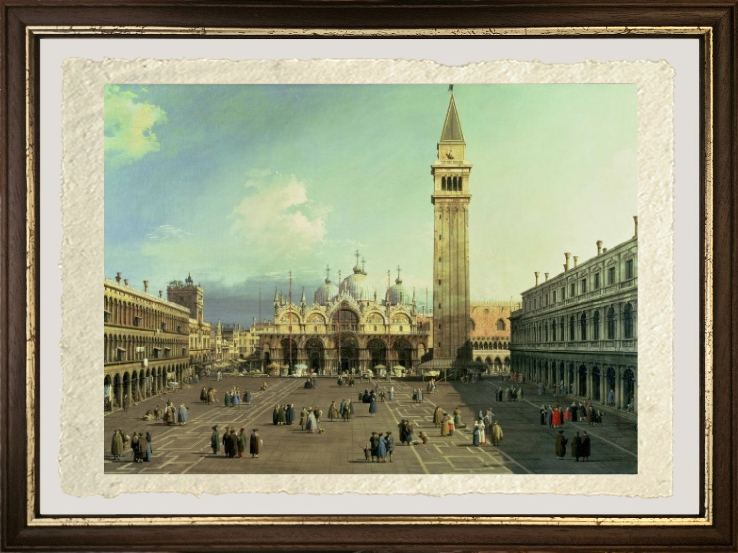 St Mark's square, Venice - Giovanni Antonio Canal known as Canaletto