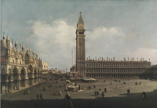 Piazza San Marco, Venezia, 1740 - Bernardo Bellotto