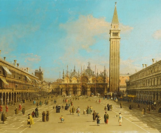Piazza San Marco, Venezia, vista verso est - Giovanni Antonio Canal detto Canaletto