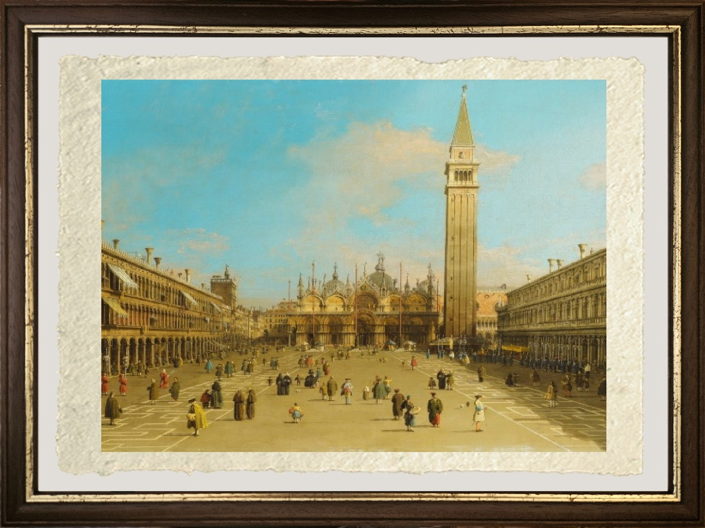 Piazza San Marco, Venezia, vista verso est - Giovanni Antonio Canal detto Canaletto