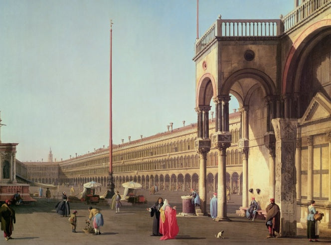 Piazza San Marco, dalla Piazzetta - Giovanni Antonio Canal detto Canaletto