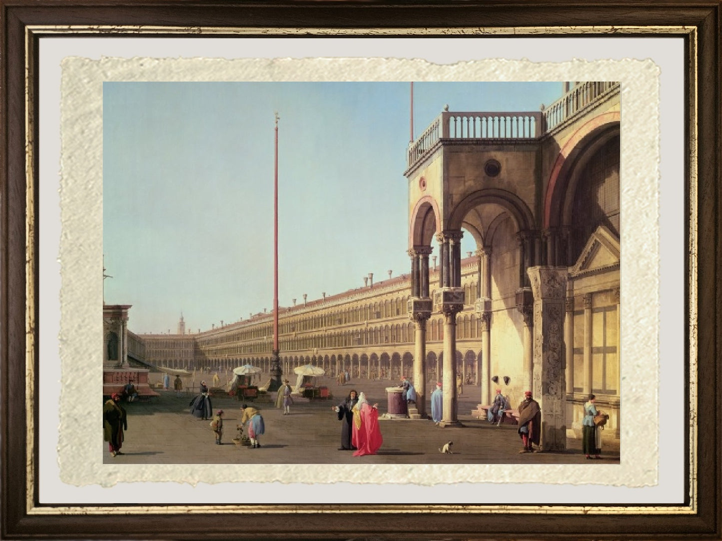 Piazza San Marco, dalla Piazzetta - Giovanni Antonio Canal detto Canaletto