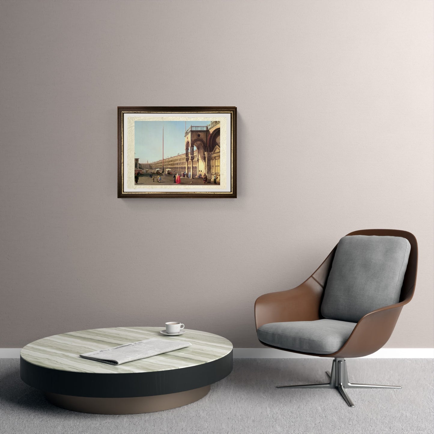 Piazza San Marco, dalla Piazzetta - Giovanni Antonio Canal detto Canaletto