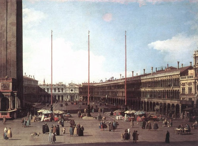 St Mark's square, towards San Geminiano - Giovanni Antonio Canal, known as Canaletto