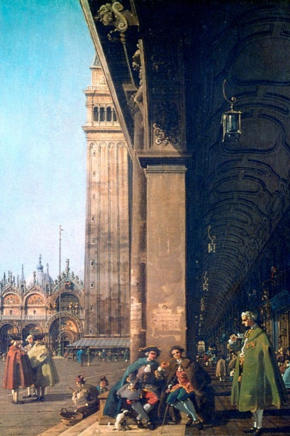 St. Mark's Square and the Colonnade, 1756 - Giovanni Antonio Canal, known as Canaletto