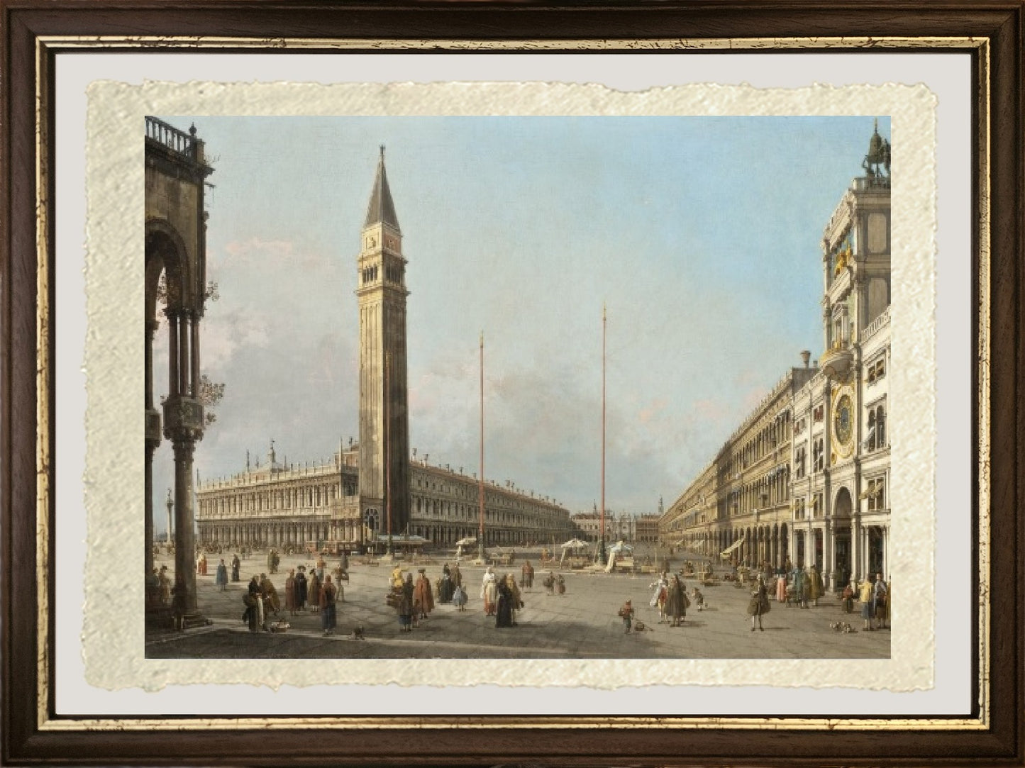 Piazza San Marco guardando a sud e ovest, 1763 - Giovanni Antonio Canal detto Canaletto
