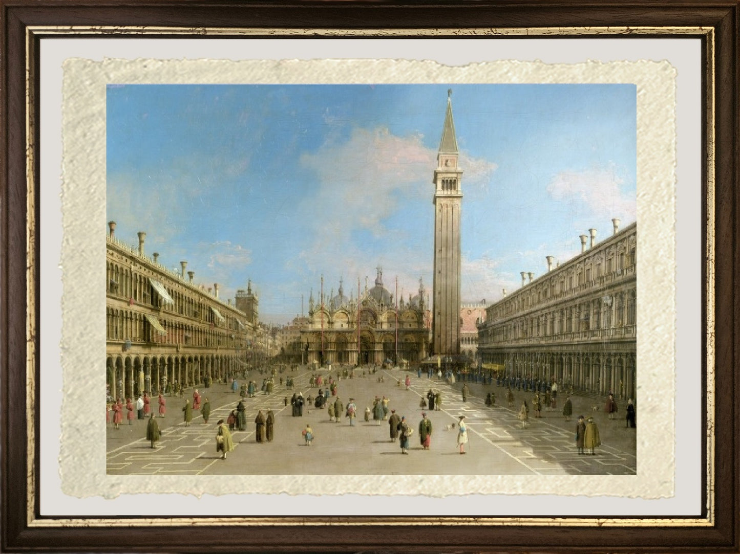 Piazza San Marco verso la Basilica di San Marco - Giovanni Antonio Canal detto Canaletto