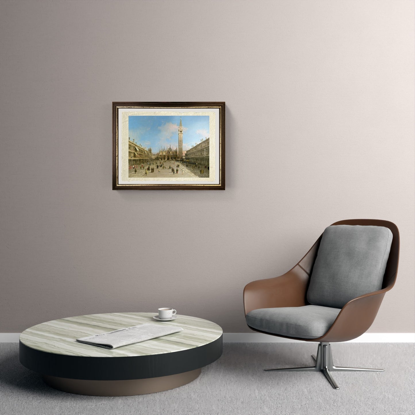 Piazza San Marco verso la Basilica di San Marco - Giovanni Antonio Canal detto Canaletto