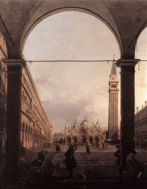 Piazza San Marco vista da nord-ovest - Giovanni Antonio Canal detto Canaletto