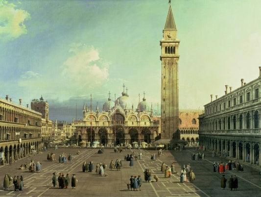 St Mark's square, Venice - Giovanni Antonio Canal known as Canaletto