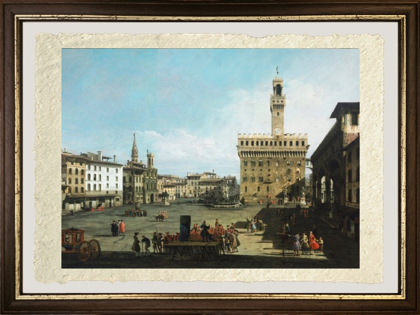Piazza della Signoria a Firenze - Bernardo Bellotto