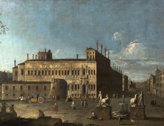 Piazza di Monte Cavallo, Rome - Giovanni Antonio Canal, known as Canaletto
